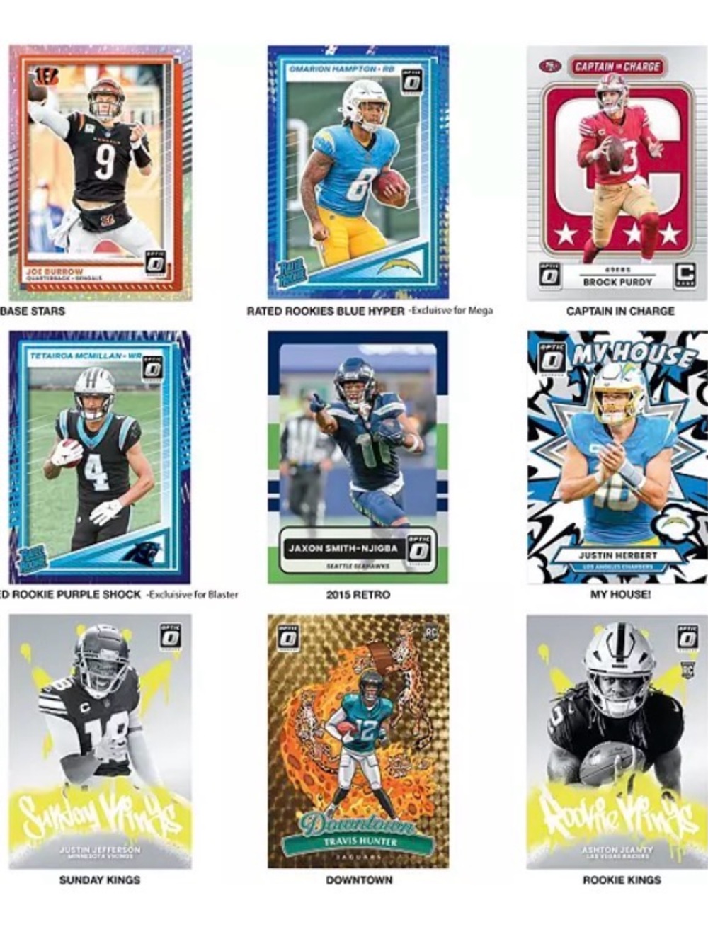 Panini - 2025 Donruss “Optic” NFL Football Mega Box (NEW/SEALED) - Picture 2 of 15
